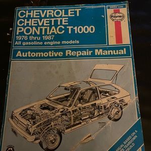 Haynes Chevrolet Chevette Pontiac T1000 1976-87 automotive repair manual
